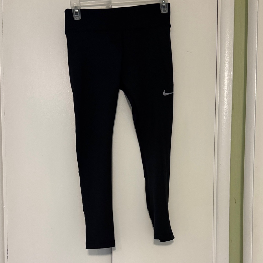 Nike Women’s Dri-Fit cropped leggings black, women’s small